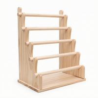 Multi-5-tierTier Display Riser Stepped Tiered Display Rack Sturdy Tiered Tray Stand Compact for Countertop