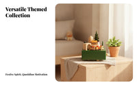 Gift Portable Hand-Turn musical box  Wooden Crank musical box