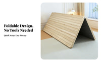 Foldable Bed Board Firm Surface Foldable Bunkie Board Easy Storage Mattress Support for Seniors, Students, Bedroom, Dormitory, Guest Room