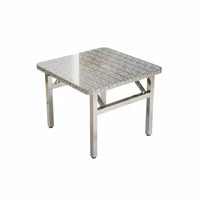 Foldable Rectangular Collapsible Table Space-Saving Portable Furniture Heavy-Duty Folding Desk No Assembly Required for Street Vendors, Event Hosts, Outdoor, Barbecue, Camping, Picnic