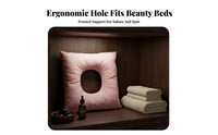 Beauty Bed Face Cradle Ergonomic Design Massage Table Face Cradle Breathable Spa Bed Headrest for Estheticians, Medical Practice