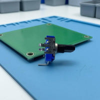 Blue Base Keyboard Rotary Potentiometer Metal Terminals 4-Pin Rotary Potentiometer