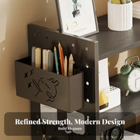 Pegboard Desk organizer with Drawer Space-Saving Pegboard Shelf System for Children
