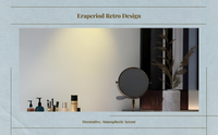 Dimmable bronze wall spotlight