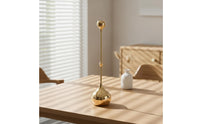 Teardrop Candle Holder Glossy Decor Freestanding for Tabletop
