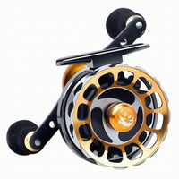 Foam Grips Micro Lead Fishing Reel Lightweight Compact Design Fishing Reel Fluid Retrieve