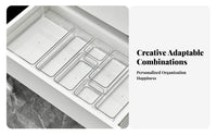 Stackable Organizer Set Transparent Individual Storage container Clear Design