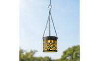 Waterproof Metal Lantern with Cutout Pattern for Pathway