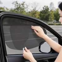 Electrostatic Sunshade Film Glare-Reducing Static Cling Car Window Shade Car Window Sunshade No Adhesive Repositionable