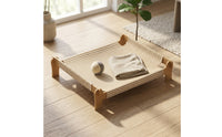 Cat Cot Woven Elevated Cat Bed Furniture Stable for Cats, Indoor, Living Room