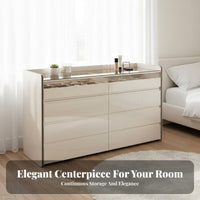 Modern Design Dressing Table with Lighted Mirror and Side Cabinet Large Storage Capacity Lighted Vanity Set Integrated single Makeup Desk Glass Door Display for Women, Teenagers, Teens, walk-through Closet