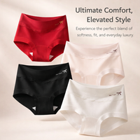 Underwear Women High Waisted Knickers with Gusset, Period for Ladies Plus Size up to 5XL, Full Briefs with Extended Coverage
