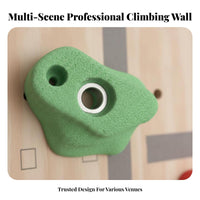 C Our Team Tomizable Configuration Artificial Rock Wall Family Fun Outdoor Climbing Wall Textured Surface Recreational Facility Professional-Grade for Climbers, Beginners, Indoor, Gymnasium, Recreation Center, Am Our Team Ement Park