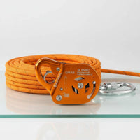 High-Strength Aluminum Alloy Mobile Fall Arrester CE Certified Self-Locking Rope Clamp Strong Load-Bearing for Climbers, Arborists, Caving