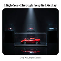 1:64 Scale Display Case 1:64 Scale Car Display Transparent Storage Box for Collectors