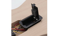 Shallow Power Holder-Profile Case with Hinged Cover Powered Guitarists, Bassists, Guitar Wiring, Bass Repair