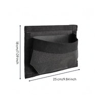 Mountable Self-Adhesive Mesh Pouch Black Boat Mesh Bag Rectangular Boat Storage Bag Easy to Install for Onboard