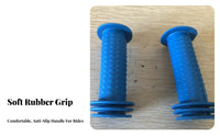 2 Pieces Non-Slip Rubber Handlebar Grips Comfortable Young Cyclist Grips Bike Grips Tricycle Handle Covers for Young Children