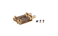Guitar Tremolo Bridge Upgrade Tremolo Bridge with Mounting Screws Compact Hardware for Guitarists, Luthier