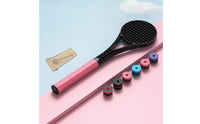 Precision Tennis Training Racket with Grip Tapes Lightweight Tennis Optimal Impact Point Zone Practice Aid Compact Sweetarea Training Racket for Beginners, Juniors