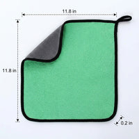 600 GSM Microfibre Cloth and Car Drying Towel, Super Absorbent Cloth with Hanging Loop, 30x30cm Thickened Multi-Purpose Microfibre for Car Care