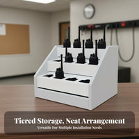 Communication Device Storage Stand Neat and Tidy Communication Device Charging Rack Includes Number Labels Communication Device Charging Dock