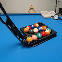 Molded Channels Handheld Billiards Rack Sturdy Pool Rack Slim Design Sports Equipment Long-Lasting