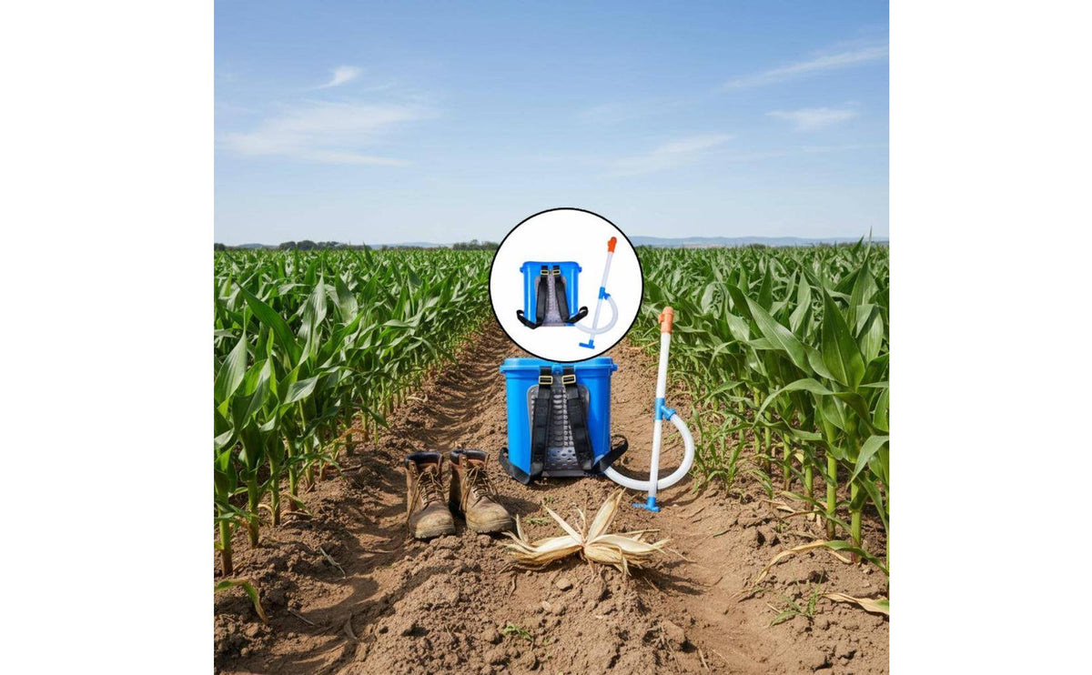 Backpack Soil Amendment Applicator Lightweight Backpack Soil Amendment Applicator Manual Granular Applicator Ergonomic Design