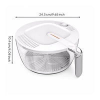 Transparent Grater Lid Colander Slotted Grater Lid Bowl Measurement Marks Rice Washing Basket Side Handle for Vegetable Prep