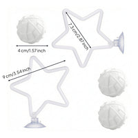 2 Pieces Aquarium Exercise Loop Interactive fishing Training Loop Lightweight with Suction Cup for Bettas