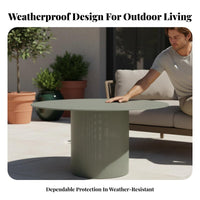 Lounge Sectional and Table Set Waterproof L-Shaped Sectional Couch Sun-Resistant Outdoor Furniture for Villa Owners, Families, Balcony, Terrace, Porch