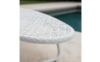 Waterproof Poolside Chaise Lounge Sunproof Outdoor Lounge Chair Aluminum Alloy Frame Wicker Sun Lounger Woven Rattan Design for Villa, Hotel, Resort