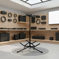 Foldable Adjustable Guitar Floor Stand Stable Base Adjustable Guitar Stand Portable Easy to Keep for Studio, Stage
