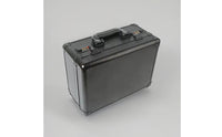 Black Aluminum Carrying Case Portable Aluminum Tool Case Foam Padded Storage for Travel, Workshop