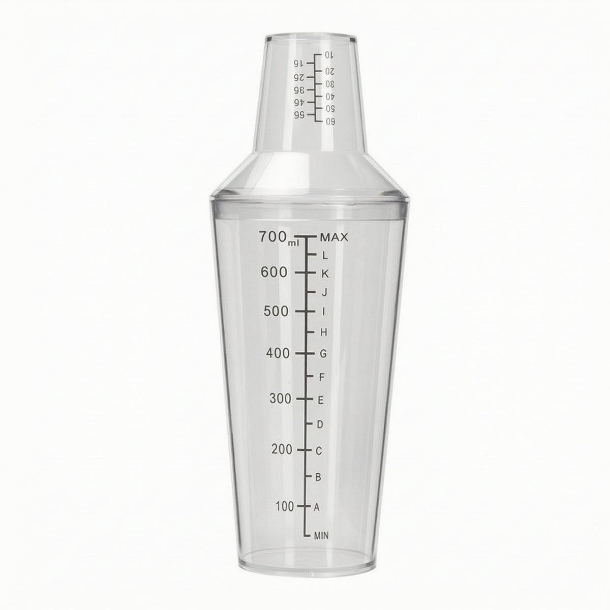 Graduated Car-Wash Mixing Cup Clear Measuring Shaker Cup Plastic Easy-to-Read for Garage