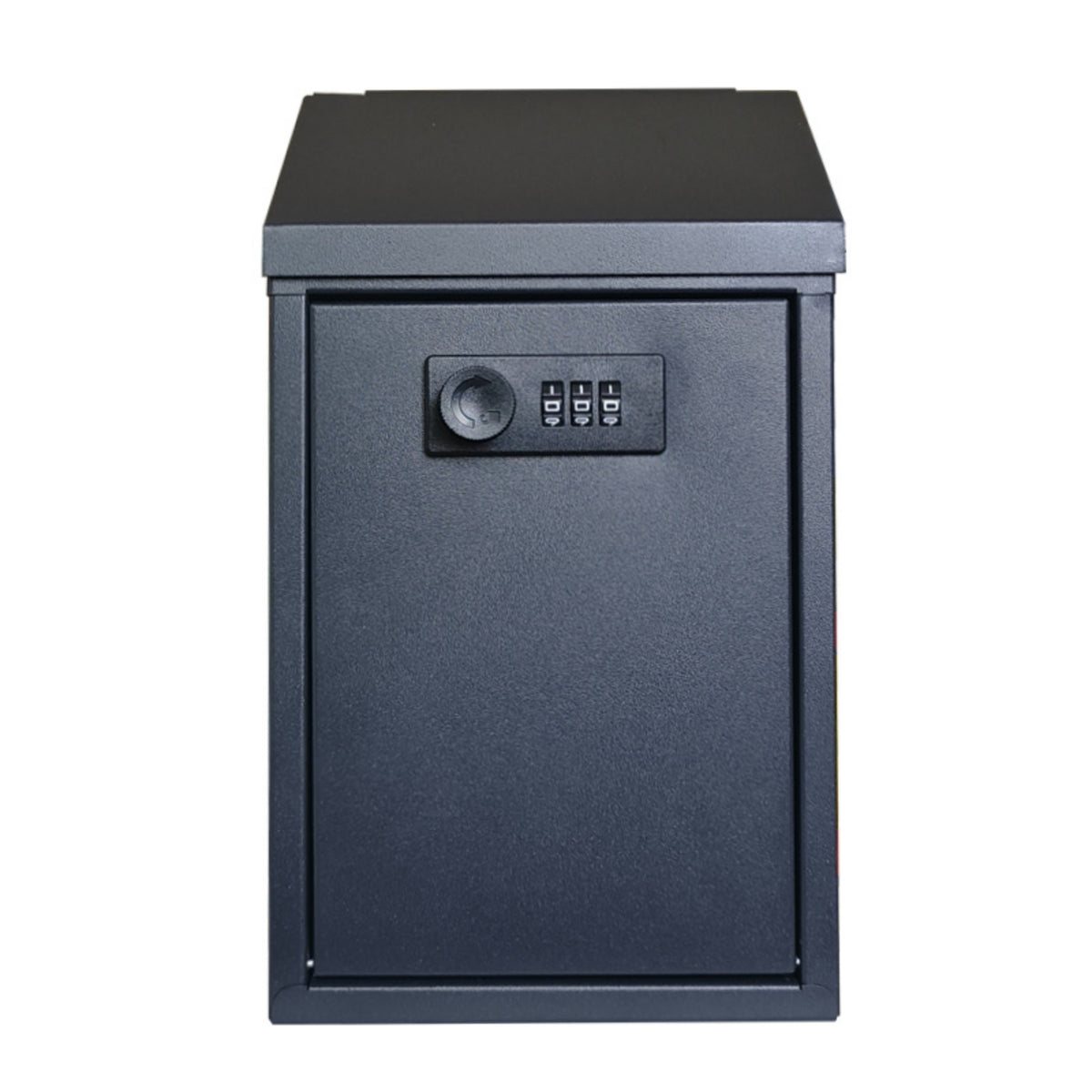 Compact Mailbox with Combination Lock Metal Wall Mailbox Secure Letterbox Modern for Entryways, Apartments, Offices