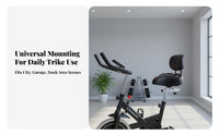 Wide Bike Seat with Backrest