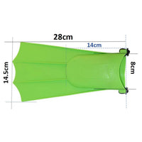 Kids Swim Fins Lightweight Adjustable Diving Fins Wear-Resistant Swim Flippers for Snorkeling