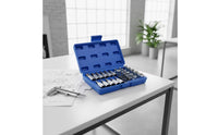 34 Pieces Ratchet Socket Tool Set Socket Tool Set with Case Knurled for Home Handymen, Vehicle Maintenance, Workshop, Home Repair