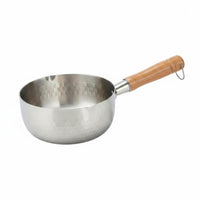 Thickened Body Japanese Milk Pot Even Heating Japanese Design Saucepan Lid Included for Home Cooking
