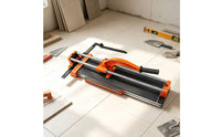 Manual Tile Cutter Hand Push Ceramic Tile Cutter Two Rail Tool for Tilers, Home Improvers, Home Renovation, Restroom Remodeling, Worksite
