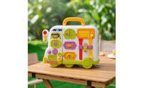 Multifunction Car Busy Board Portable Busy Board with Handle Educational Toy Travel-Friendly for Toddlers