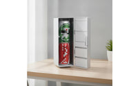 USB Refrigerator Energy Efficient Mini Fridge with Adjustable Temperature Beverage Chiller for Office Workers, Sports Participants, Desk