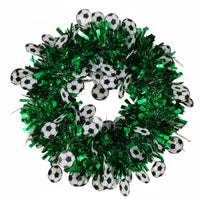 Championship Soccer Event Party Wreath Festive Decoration Football Theme Garland Easy to Hang for Kids