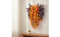 Artificial Morning Blossom Vine No Maintenance Fake Hanging Flower Textile Foliage Bloom & Stem for Patio, Balcony