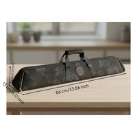 Portable Soft Billiard Cue Bag Lightweight 6-Slot Cue Case Waterproof Sports Accessory for Tournaments