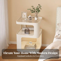 Movable with casters curved designd Rolling Table Light Luxury Rolling curved designd Table Modern and design Household Furniture Multi-Functional for Apartment Dwellers, telecommuter Workers