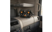 12V Dual Head Car Fan Universal Double Head Car Fan Easy to Install Powerful for Commuters