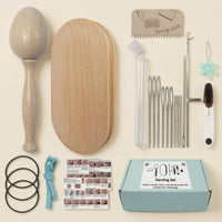 Darning Tool Kit Beech Wood Wooden Darning Mending Tool Smooth Finish