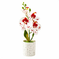 Artificial Flower in Pot Real Touch Fake Flower in Pot Potted Tabletop for Living Room, Office